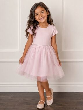 2/$20 NWOT H&M Girls Pink Tulle Dress – Size 6X/7